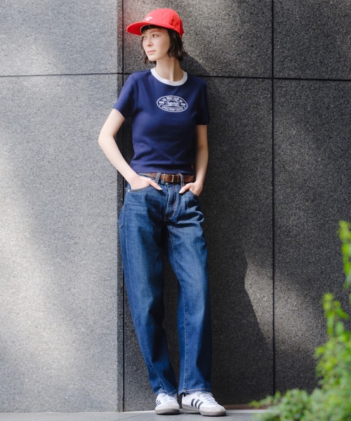 Levi's(リーバイス)の「Levi's/リーバイス エッセンシャル SPORTY Tシャツ(Tシャツ/カットソー・レディース・ブルー・XS/S/M)」の15枚目の写真
