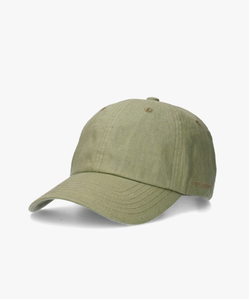 OVERRIDE（オーバーライド）の「OVERRIDE  LINEN 6P CAP / オーバーライド（キャップ・メンズ・ブラック/アイボリー/ブルー/オレンジ/ライトグリーン・60cm/58cm）」の3枚目の写真