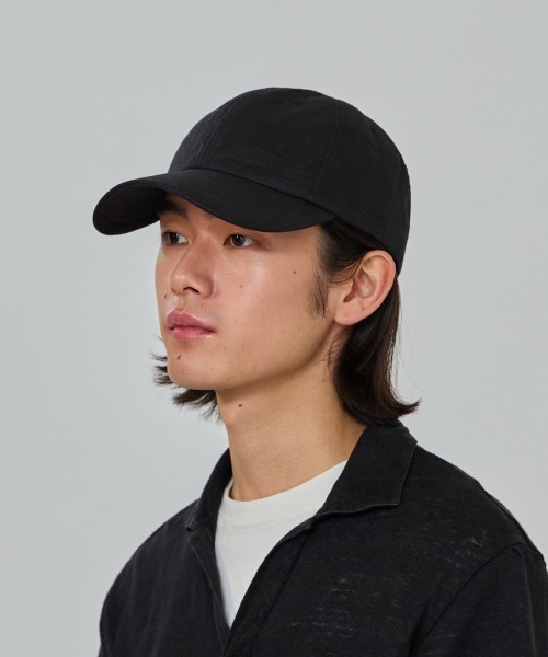 OVERRIDE（オーバーライド）の「OVERRIDE  LINEN 6P CAP / オーバーライド（キャップ・メンズ・ブラック/アイボリー/ブルー/オレンジ/ライトグリーン・60cm/58cm）」の6枚目の写真