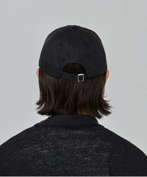 OVERRIDE（オーバーライド）の「OVERRIDE  LINEN 6P CAP / オーバーライド（キャップ・メンズ・ブラック/アイボリー/ブルー/オレンジ/ライトグリーン・60cm/58cm）」の9枚目の写真