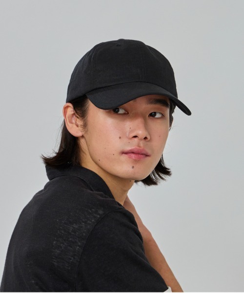 OVERRIDE（オーバーライド）の「OVERRIDE  LINEN 6P CAP / オーバーライド（キャップ・メンズ・ブラック/アイボリー/ブルー/オレンジ/ライトグリーン・60cm/58cm）」の10枚目の写真