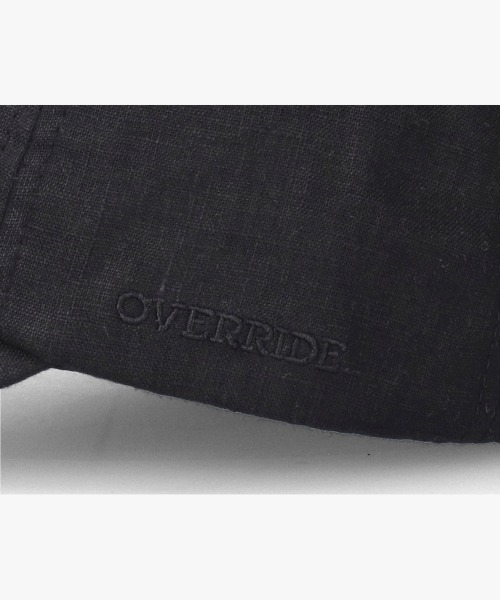 OVERRIDE（オーバーライド）の「OVERRIDE  LINEN 6P CAP / オーバーライド（キャップ・メンズ・ブラック/アイボリー/ブルー/オレンジ/ライトグリーン・60cm/58cm）」の18枚目の写真