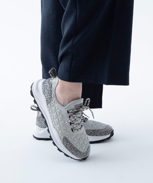 ASFVLT(アスファルト)の「ASFVLT アスファルト / SPEED SOCKS TREK スピードソックストレック スニーカー(スニーカー・レディース・グレー/ホワイト×グレー/ブラック×グレー/ホワイト・37/38/39/40/36/42/41)」の1枚目の写真