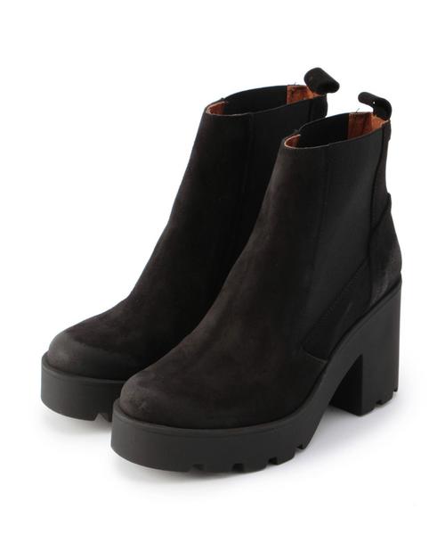 BEAUTY&YOUTH UNITED ARROWS(ビューティーアンドユースユナイテッドアローズ)の「BY sixtyseven サイドゴアブーツ(ブーツ・レディース・ベージュ/ブラック・37/36/38)」の2枚目の写真