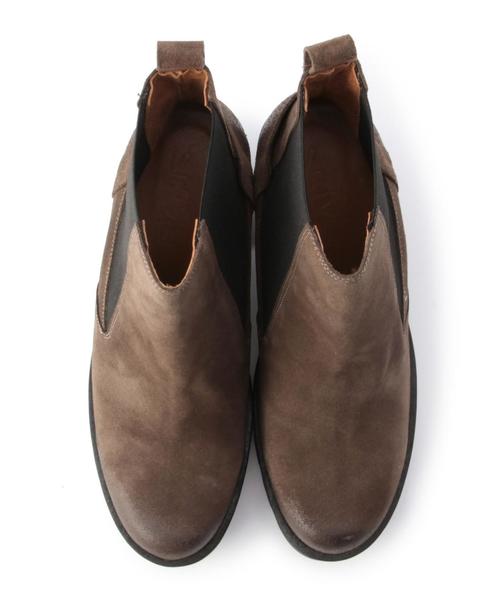 BEAUTY&YOUTH UNITED ARROWS(ビューティーアンドユースユナイテッドアローズ)の「BY sixtyseven サイドゴアブーツ(ブーツ・レディース・ベージュ/ブラック・37/36/38)」の3枚目の写真