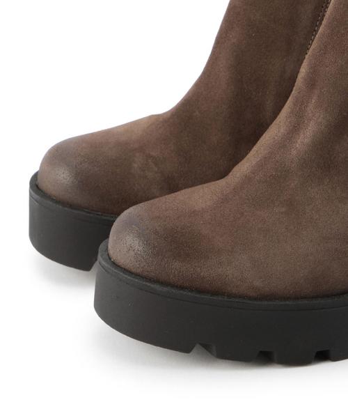 BEAUTY&YOUTH UNITED ARROWS(ビューティーアンドユースユナイテッドアローズ)の「BY sixtyseven サイドゴアブーツ(ブーツ・レディース・ベージュ/ブラック・37/36/38)」の7枚目の写真