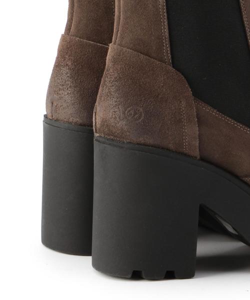 BEAUTY&YOUTH UNITED ARROWS(ビューティーアンドユースユナイテッドアローズ)の「BY sixtyseven サイドゴアブーツ(ブーツ・レディース・ベージュ/ブラック・37/36/38)」の8枚目の写真