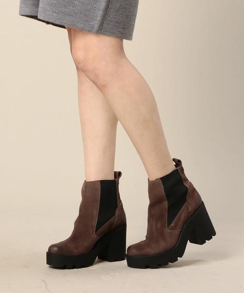 BEAUTY&YOUTH UNITED ARROWS(ビューティーアンドユースユナイテッドアローズ)の「BY sixtyseven サイドゴアブーツ(ブーツ・レディース・ベージュ/ブラック・37/36/38)」の9枚目の写真