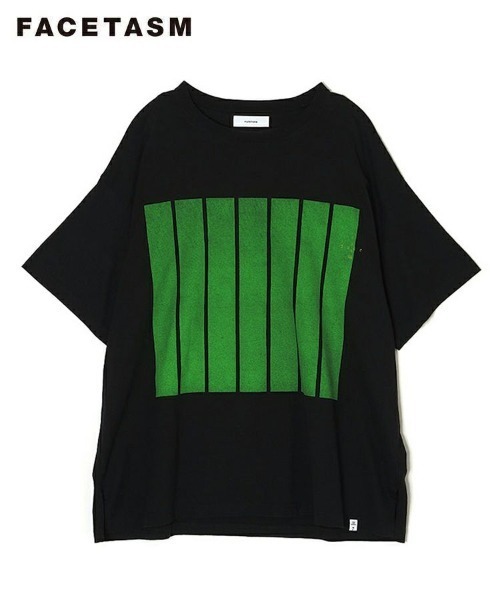 FACETASM（ファセッタズム）の「【FACETASM / ファセッタズム】7BARS BIG TEE / ブラック [NAT-TEE-U03]（Tシャツ/カットソー・メンズ・ブラック・5/1）」の5枚目の写真