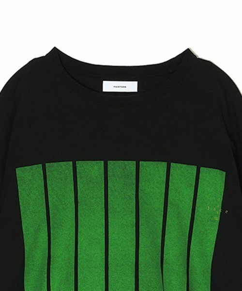 FACETASM（ファセッタズム）の「【FACETASM / ファセッタズム】7BARS BIG TEE / ブラック [NAT-TEE-U03]（Tシャツ/カットソー・メンズ・ブラック・5/1）」の7枚目の写真
