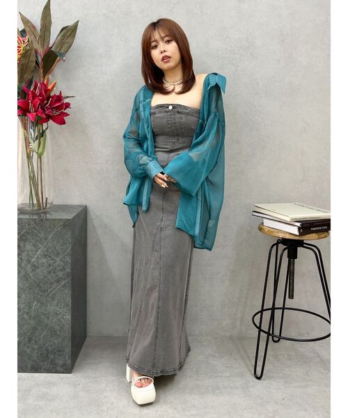 EVRIS（エヴリス）の「コクーンチャンキーヒールサンダル（サンダル・レディース・イエロー/ホワイト/ブラック・MEDIUM/SMALL/LARGE）」の22枚目の写真