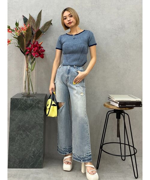 EVRIS（エヴリス）の「コクーンチャンキーヒールサンダル（サンダル・レディース・イエロー/ホワイト/ブラック・MEDIUM/SMALL/LARGE）」の22枚目の写真