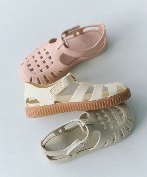 igor(イゴール)の「<igor>NICO CARAMELO / キッズ 14cm-19cm(サンダル・キッズ・オフホワイト・15cm/16cm/17cm/18cm/14cm/19cm)」の2枚目の写真