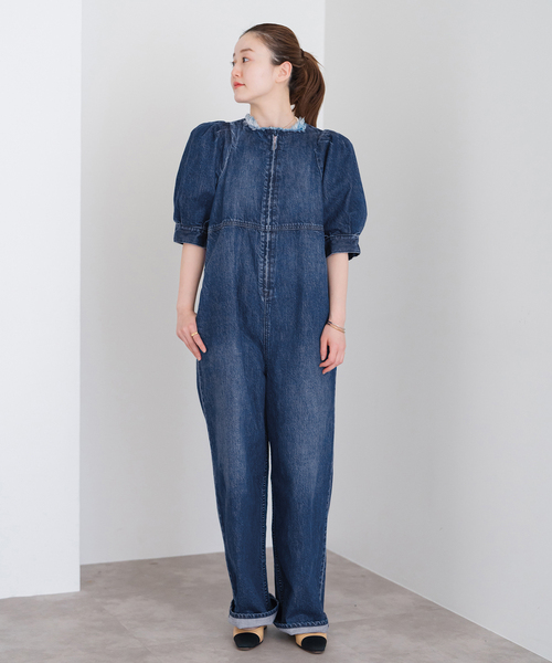 upper hights/アッパーハイツ THE Mパフスリーブオールインワン