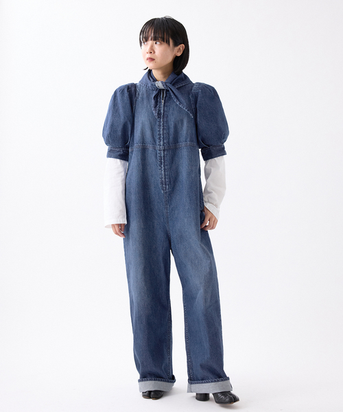 upper hights/アッパーハイツ THE M パフスリーブオールインワン