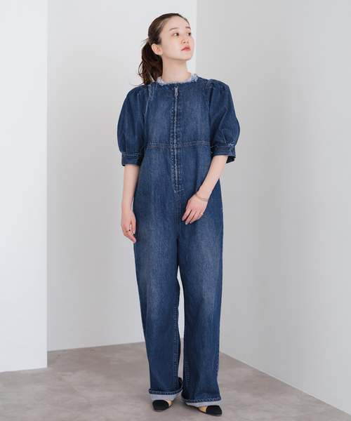 upper hights/アッパーハイツ THE M パフスリーブオールインワン