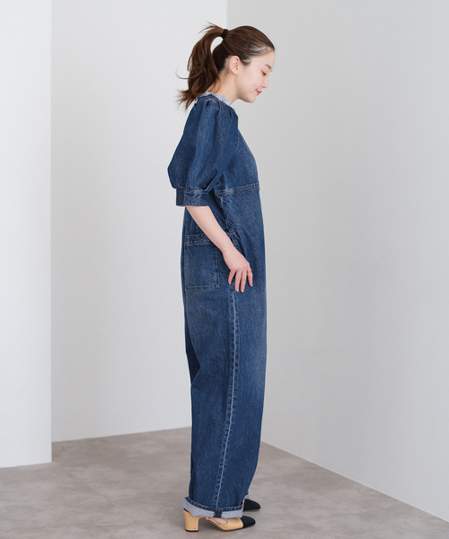 upper hights/アッパーハイツ THE M パフスリーブオールインワン