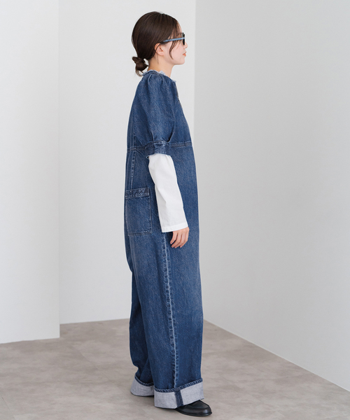 upper hights/アッパーハイツ THE M パフスリーブオールインワン upper hights/アッパーハイツ THE M パフスリーブオールインワン