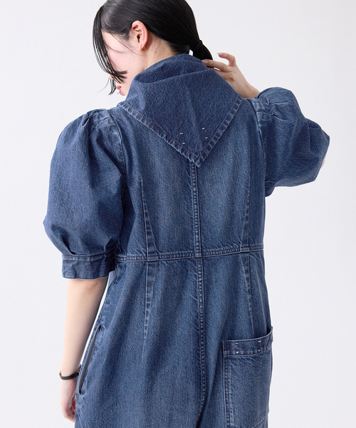 upper hights/アッパーハイツ THE M パフスリーブオールインワン