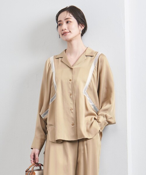 お値下げ　ユナイテッドアローズ　フレンチブラウス　【ほぼ未使用】 UNITED ARROWS 新品同様/ユナイテッドアローズ プルオーバー