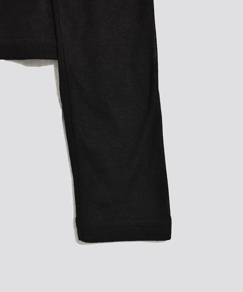 kiehtova（キエトヴァ）の「【kiehtova】SHEER COVER LONG TOPS/シアーカバーロングトップス KTWR21（Tシャツ/カットソー・レディース・ホワイト/ブラック・FREE）」の11枚目の写真