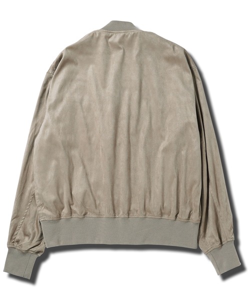 jiggys shop(ジギーズショップ)の「スウェードタッチ MA-1ジャケット ブルゾン(ブルゾン・メンズ・ブラック/グレー系その他・X-LARGE/LARGE/MEDIUM)」の9枚目の写真
