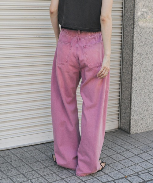 urban research バキーデニム 540114 BlackZon Smyter DB - Green