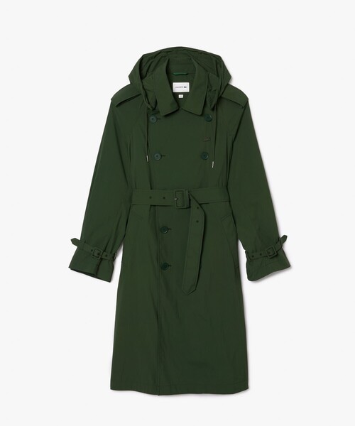 LACOSTE(ラコステ)の「撥水防風トレンチコート(トレンチコート・メンズ・ダークグリーン・48/50)」の4枚目の写真