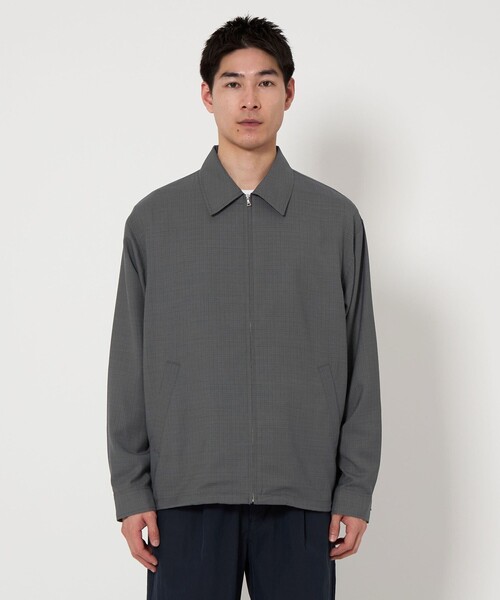 green label relaxing(グリーンレーベルリラクシング)の「TW マイクロチェック ブルゾン(ブルゾン・メンズ・ライトブルー/グレー/ダークグレー・S/M/L/XL)」の10枚目の写真