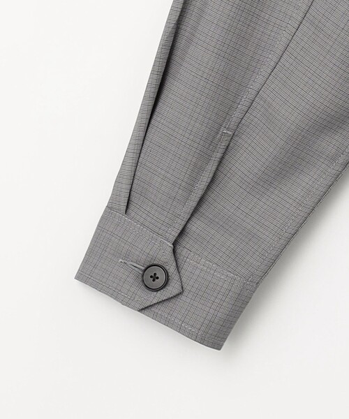 green label relaxing(グリーンレーベルリラクシング)の「TW マイクロチェック ブルゾン(ブルゾン・メンズ・ライトブルー/グレー/ダークグレー・S/M/L/XL)」の16枚目の写真