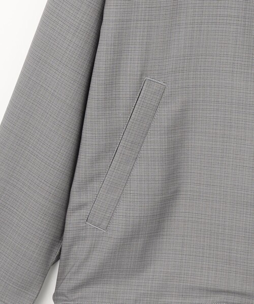 green label relaxing(グリーンレーベルリラクシング)の「TW マイクロチェック ブルゾン(ブルゾン・メンズ・ライトブルー/グレー/ダークグレー・S/M/L/XL)」の17枚目の写真