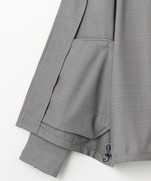 green label relaxing(グリーンレーベルリラクシング)の「TW マイクロチェック ブルゾン(ブルゾン・メンズ・ライトブルー/グレー/ダークグレー・S/M/L/XL)」の20枚目の写真