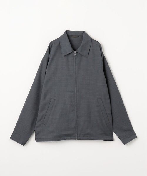 green label relaxing(グリーンレーベルリラクシング)の「TW マイクロチェック ブルゾン(ブルゾン・メンズ・ライトブルー/グレー/ダークグレー・S/M/L/XL)」の22枚目の写真