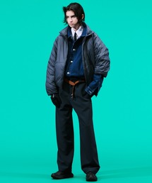 STRAIGHT LEG STRECH CURV POCKET PANT