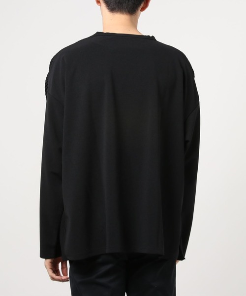 ARCHIVER(アーカイバ)の「【RS】【Bling leads】オーバーサイズ プリーツカットソー(Tシャツ/カットソー・レディース・グレイッシュベージュ/ブラック・LARGE)」の17枚目の写真