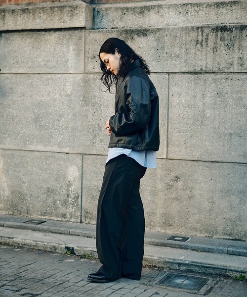 CONZ(コンズ)の「COMPACT BOMBER LEATHER JACKET(ブルゾン・メンズ・ブラック・1/2/3)」の9枚目の写真