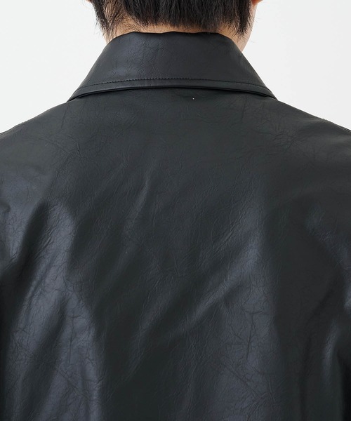 CONZ(コンズ)の「COMPACT BOMBER LEATHER JACKET(ブルゾン・メンズ・ブラック・1/2/3)」の17枚目の写真