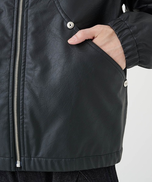 CONZ(コンズ)の「COMPACT BOMBER LEATHER JACKET(ブルゾン・メンズ・ブラック・1/2/3)」の16枚目の写真
