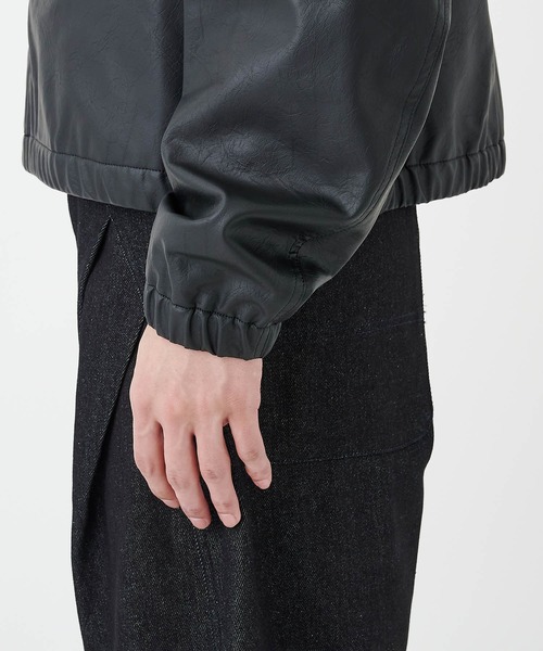 CONZ(コンズ)の「COMPACT BOMBER LEATHER JACKET(ブルゾン・メンズ・ブラック・1/2/3)」の13枚目の写真