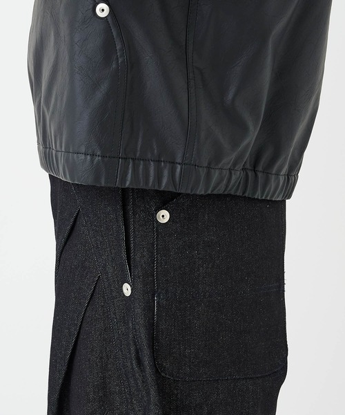 CONZ(コンズ)の「COMPACT BOMBER LEATHER JACKET(ブルゾン・メンズ・ブラック・1/2/3)」の12枚目の写真