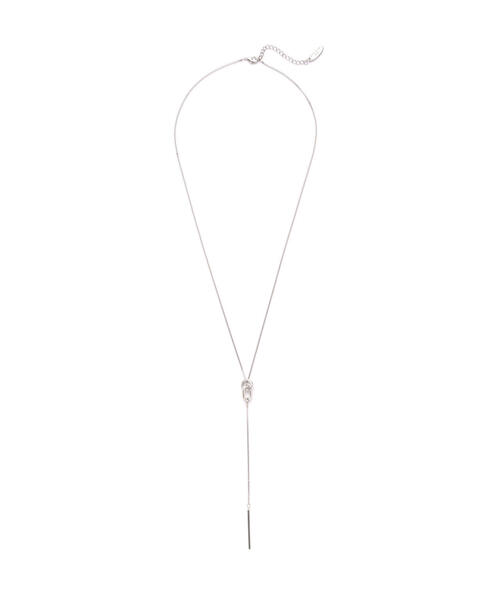 NATURAL BEAUTY BASIC（ナチュラルビューティーベーシック）の「シンプルミニマムＹネックレス（ネックレス・レディース・シルバー/ゴールド・ﾌﾘ-）」の2枚目の写真