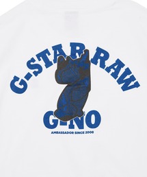 G-STAR | BACK G-NO LOOSE GRAPHIC T-SHIRT/オーバーサイズバックグラフィックプリントTシャツ/ビッグシルエット(Tシャツ/カットソー)