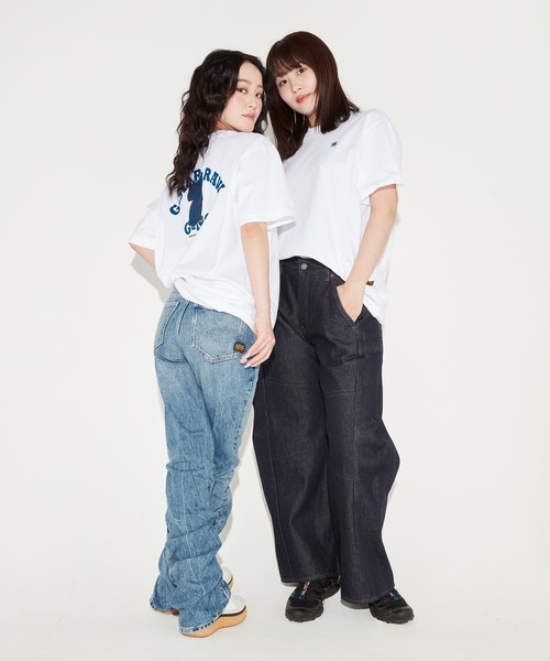 G-STAR(ジースター)の「BACK G-NO LOOSE GRAPHIC T-SHIRT/オーバーサイズバックグラフィックプリントTシャツ/ビッグシルエット(Tシャツ/カットソー・メンズ・ホワイト・SMALL/MEDIUM/LARGE/X-LARGE/X-SMALL)」の12枚目の写真