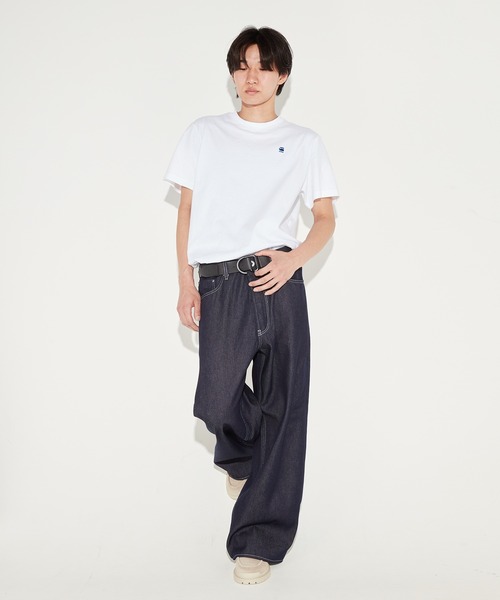 G-STAR(ジースター)の「BACK G-NO LOOSE GRAPHIC T-SHIRT/オーバーサイズバックグラフィックプリントTシャツ/ビッグシルエット(Tシャツ/カットソー・メンズ・ホワイト・SMALL/MEDIUM/LARGE/X-LARGE/X-SMALL)」の11枚目の写真