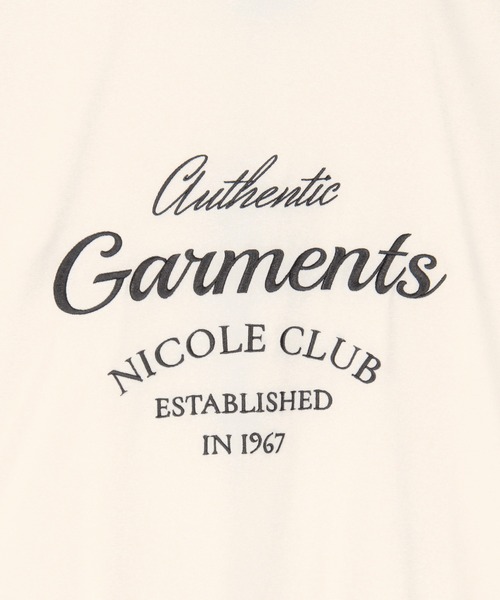 NICOLE CLUB(ニコル クラブ)の「エンブロイダリースタジャン(スタジャン・レディース・ブラック/ブルー/オフホワイト・MEDIUM)」の12枚目の写真