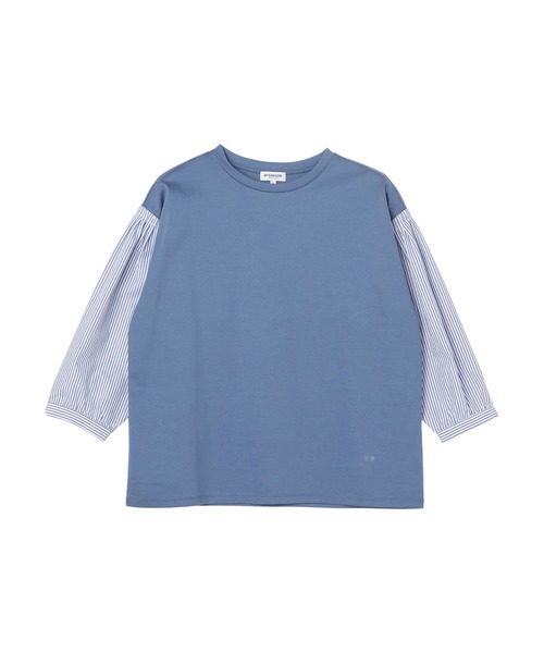 セール】布帛ドッキングプルオーバー（Tシャツ/カットソー