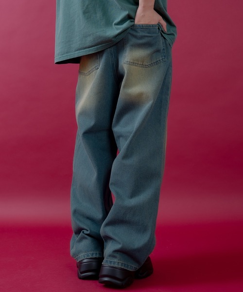 improves（インプローブス）の「デニム バギーパンツ（デニムパンツ・メンズ・ブルー/ブラック/インディゴブルー・LARGE/MEDIUM）」の14枚目の写真