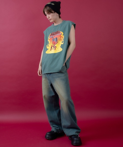 improves（インプローブス）の「デニム バギーパンツ（デニムパンツ・メンズ・ブルー/ブラック/インディゴブルー・LARGE/MEDIUM）」の15枚目の写真