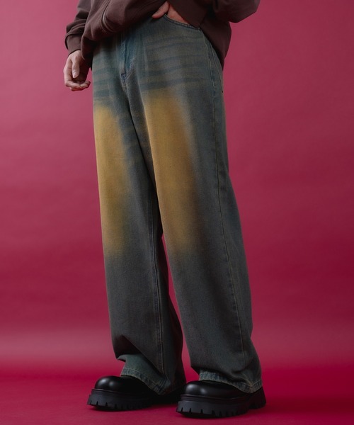 improves（インプローブス）の「デニム バギーパンツ（デニムパンツ・メンズ・ブルー/ブラック/インディゴブルー・LARGE/MEDIUM）」の8枚目の写真