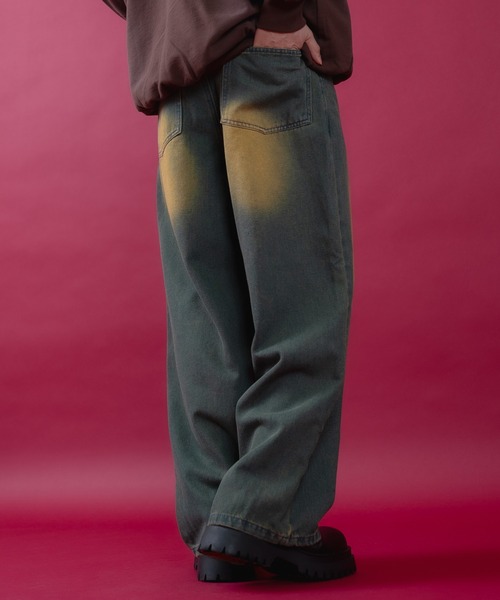 improves（インプローブス）の「デニム バギーパンツ（デニムパンツ・メンズ・ブルー/ブラック/インディゴブルー・LARGE/MEDIUM）」の10枚目の写真